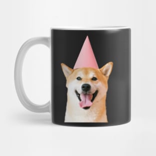 Cutest dog in birthday hat Mug